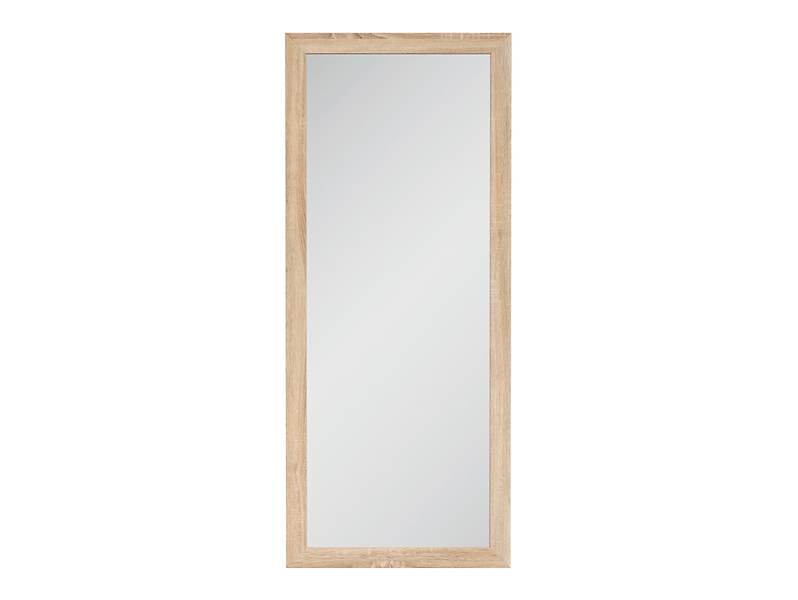 Lustro ścienne Kaspian 116x49 cm brązowe