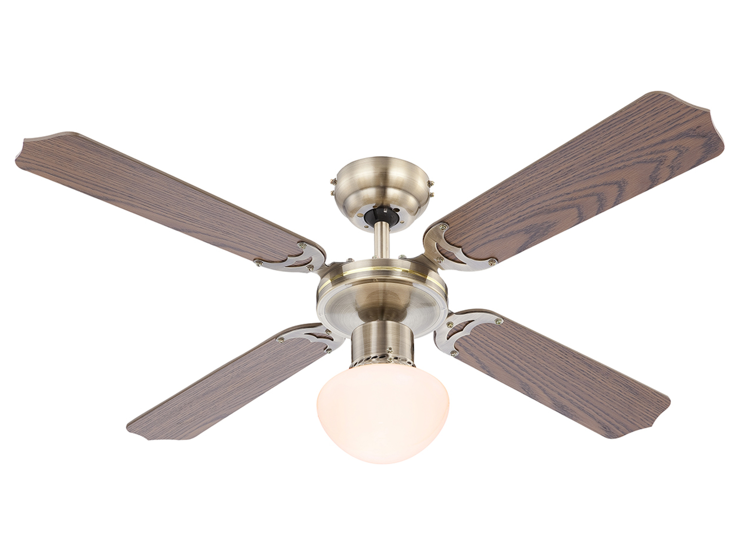 Lampa sufitowe/wentylator Champion brązowa