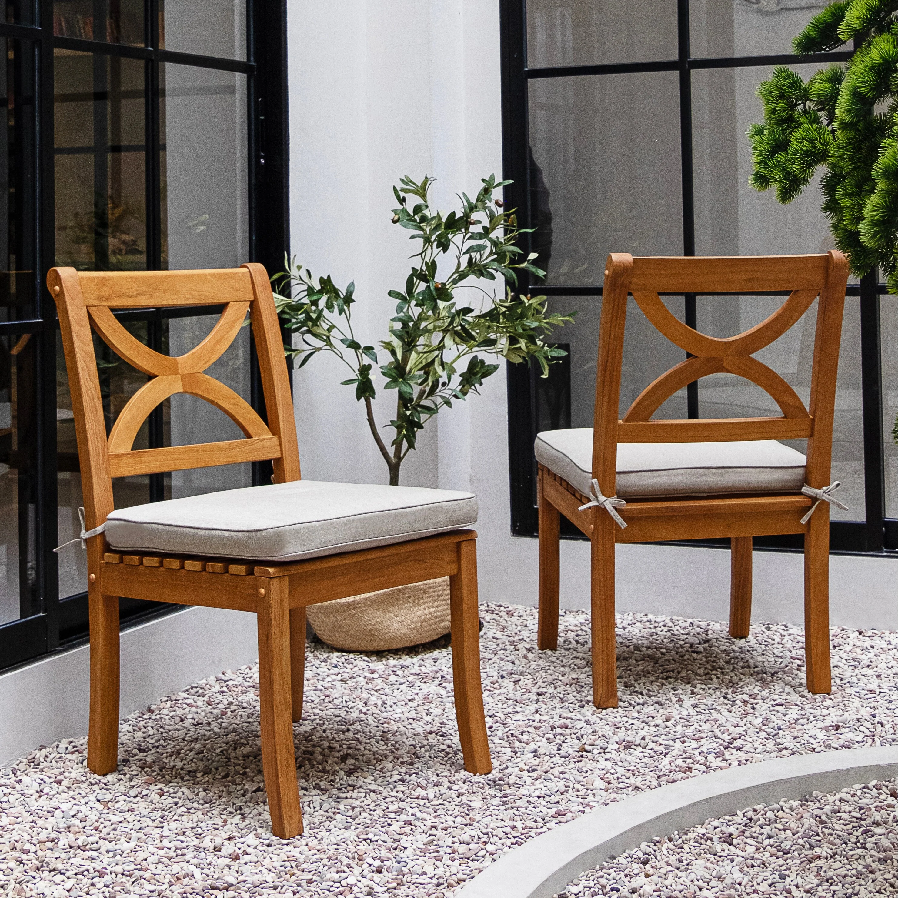 Cambridge Casual Lowell 5-piece Teak Outdoor Dining Set