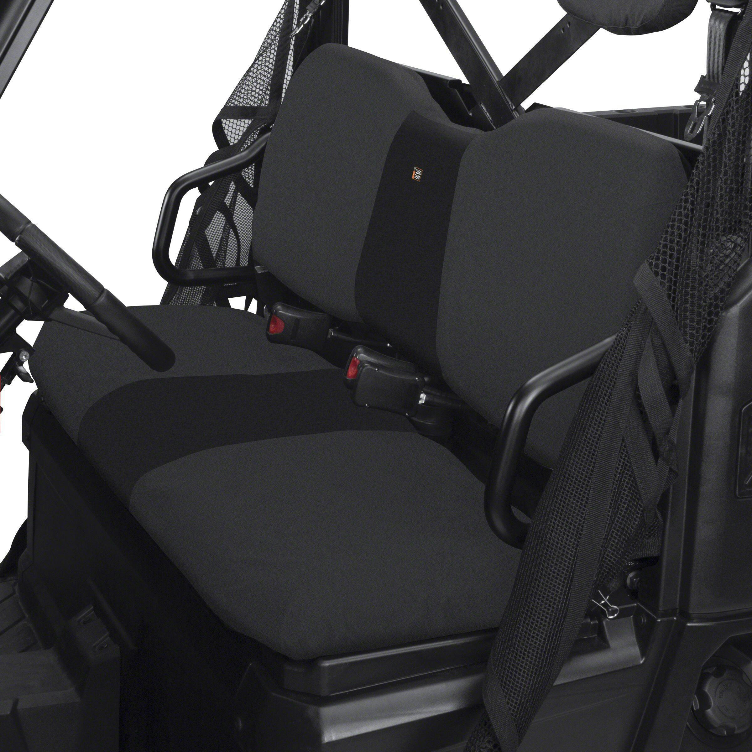Classic Accessories QuadGear UTV Bench Seat Cover for Polaris Ranger XP/HD, Black