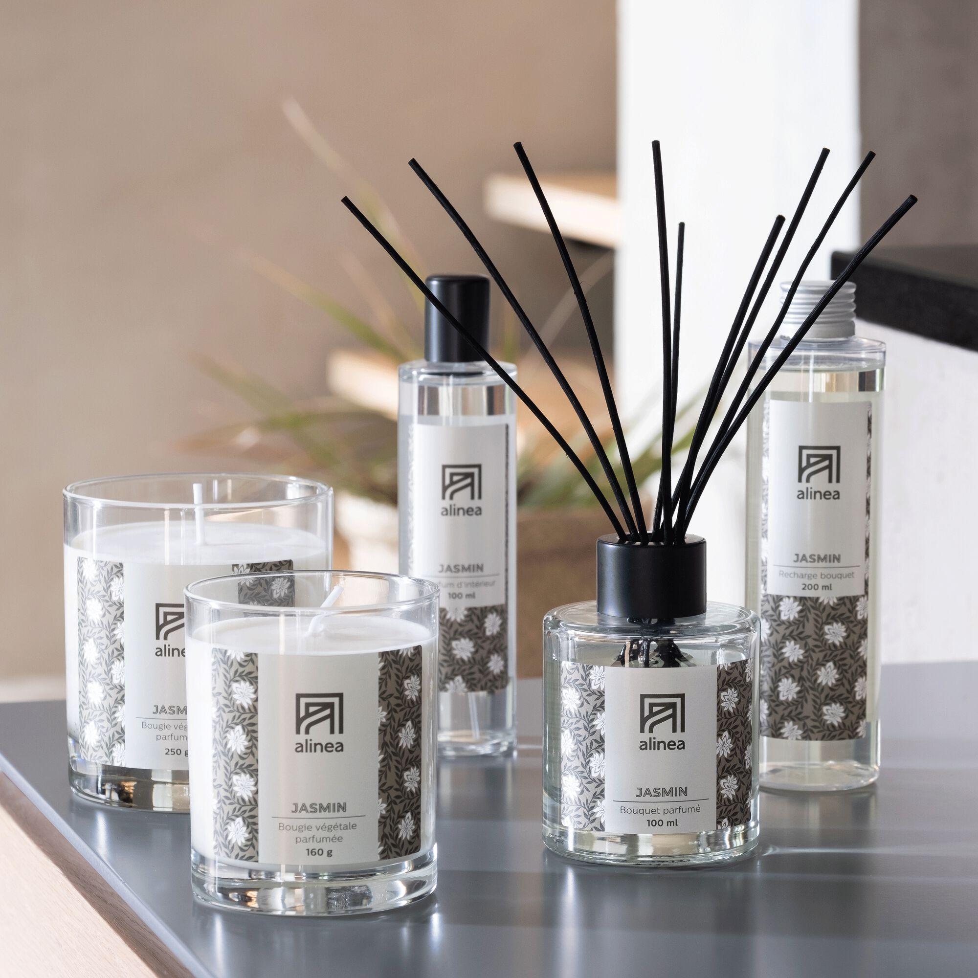SIGNATURE - Recharge pour diffuseur senteur Jasmin 200ml