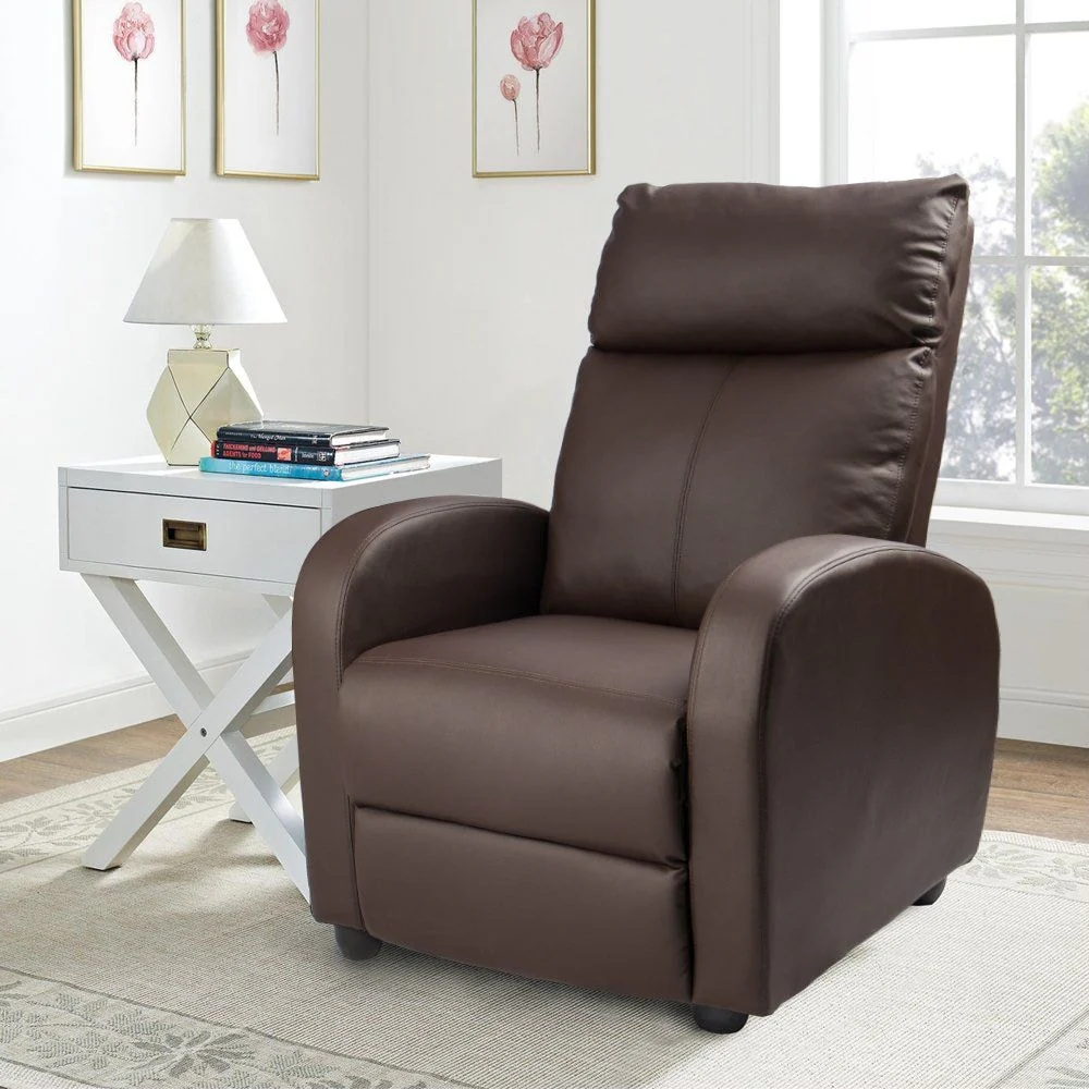 Homall Recliner Chair PU Leather Single Living Room Sofa Recliner