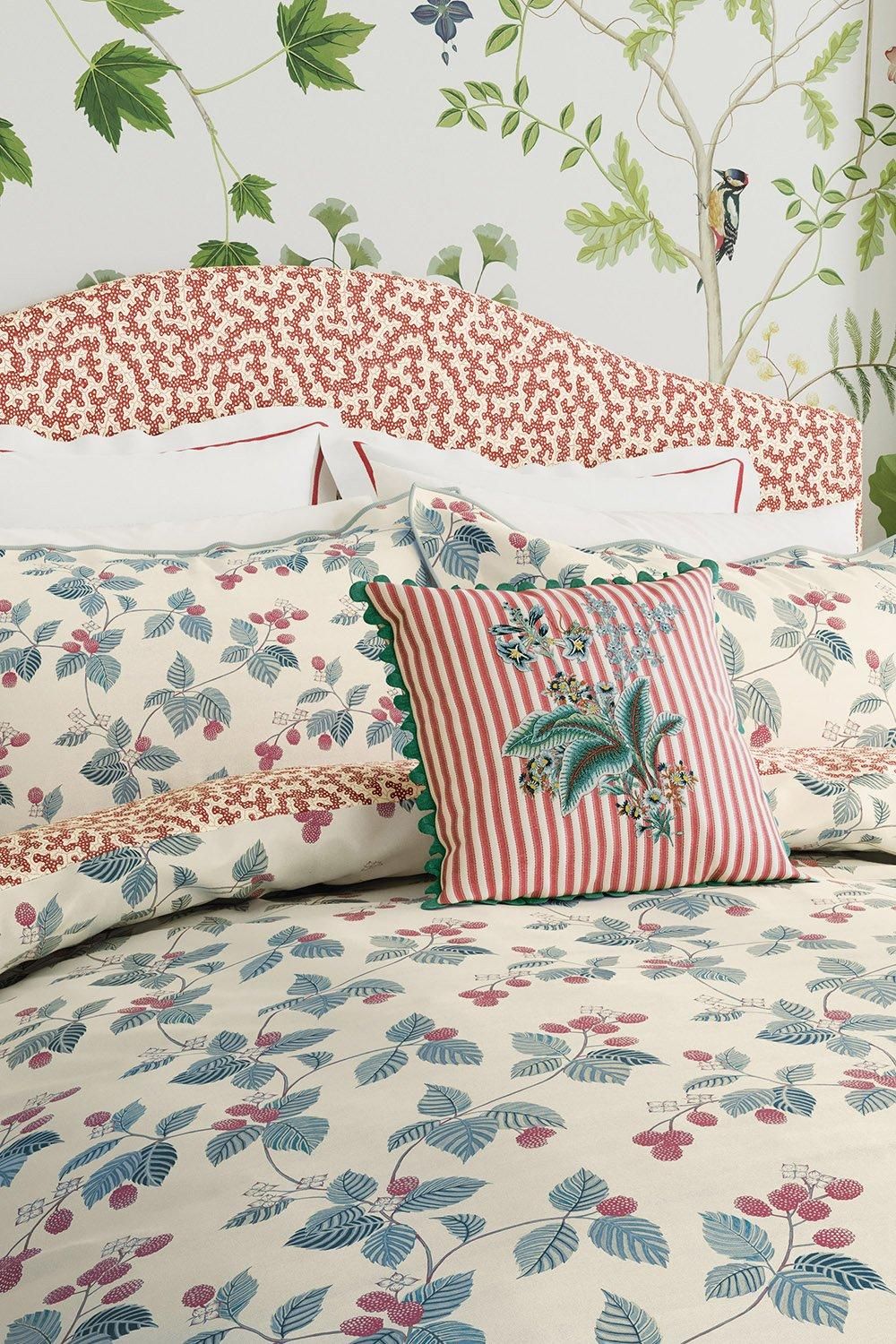 Sanderson Rubus' Square Pillow Case Pair