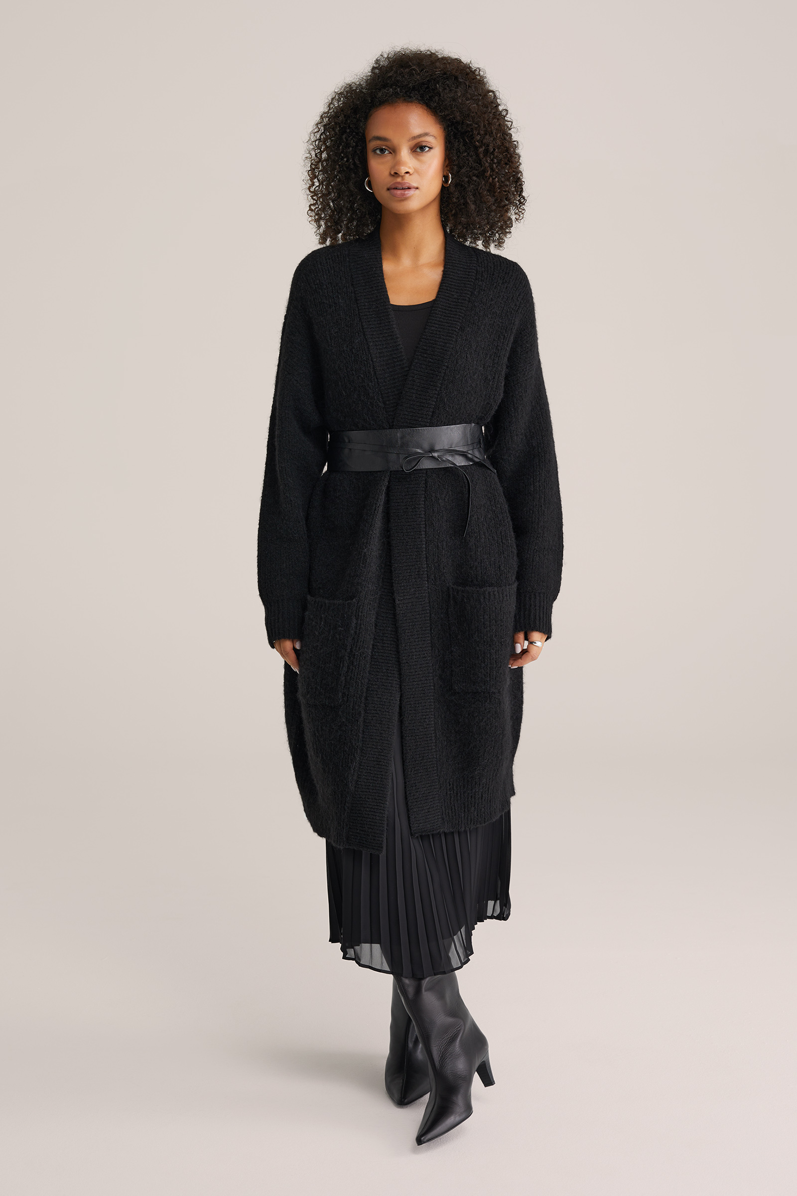 Dames gebreid vest van wolmix