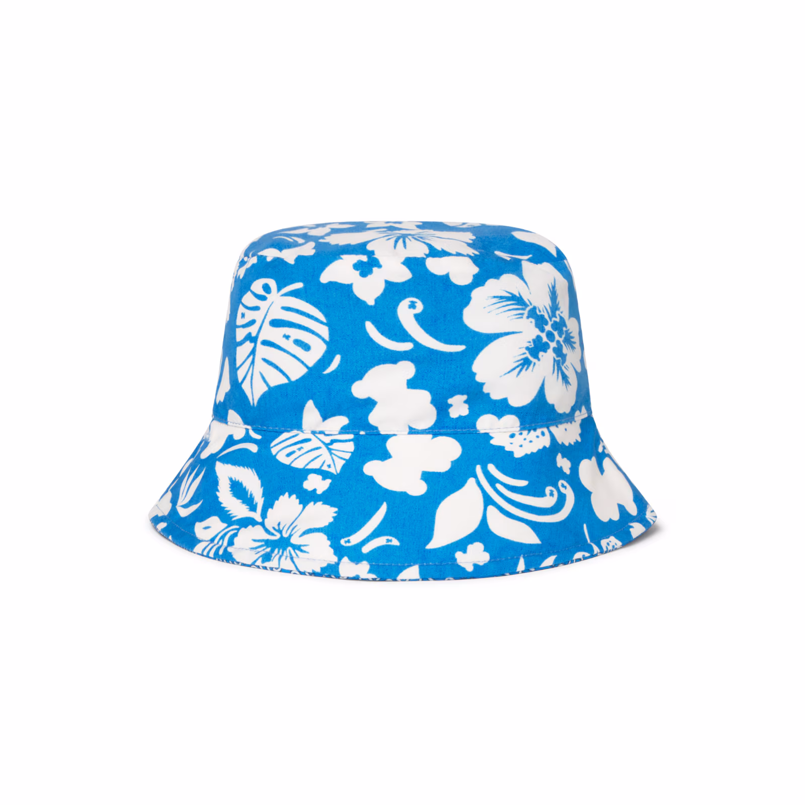 Gorro de playa Flower azul