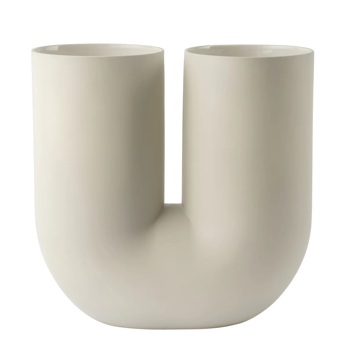 Muuto - Kink Bodenvase, H 39 cm, sand
