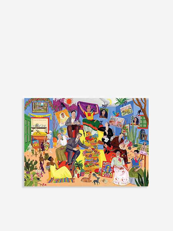 Puzzle dinner with frida - new mags multicolore