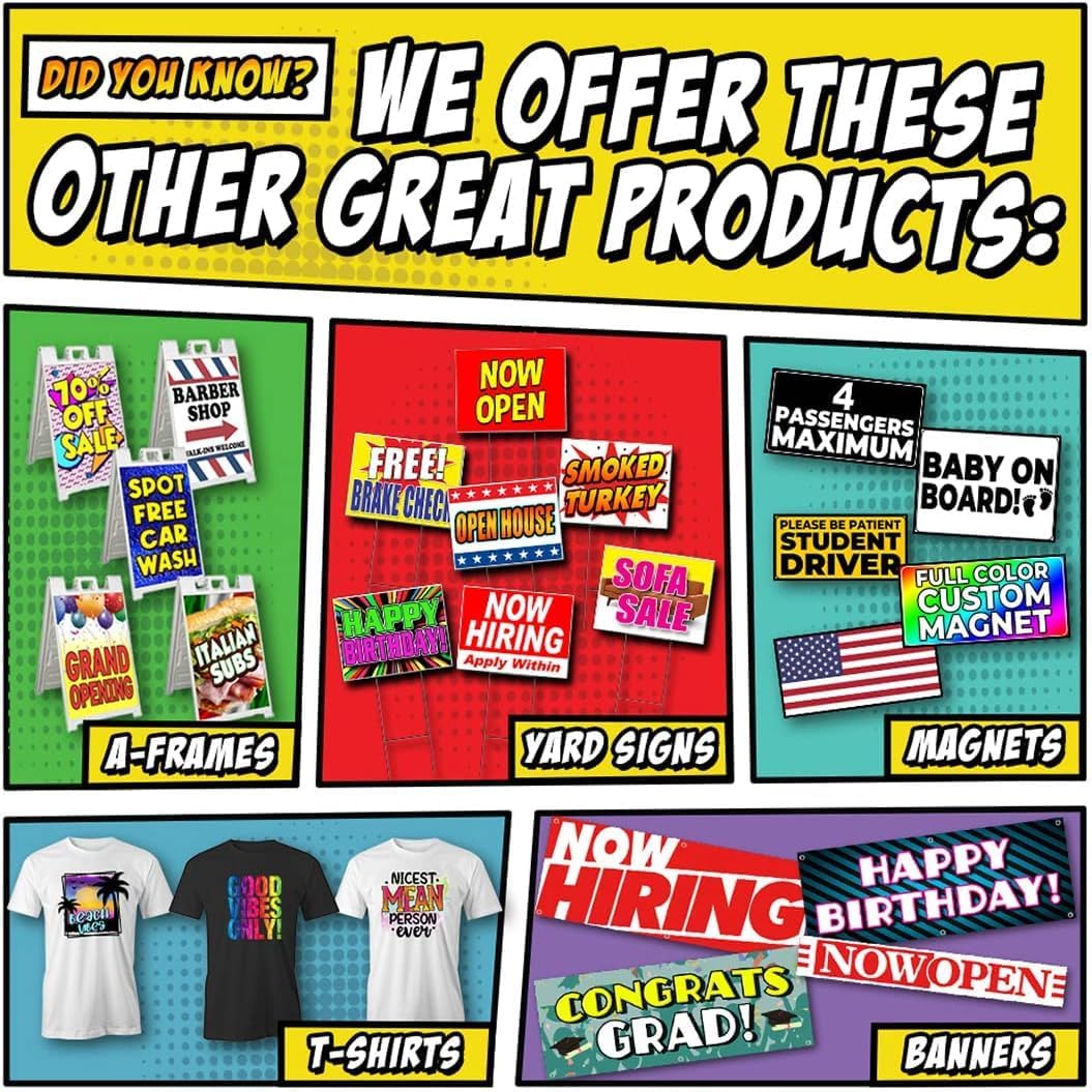 Surfboard Rental Banner 13 oz | Non-Fabric | Heavy-Duty Vinyl Single-Sided with Metal Grommets