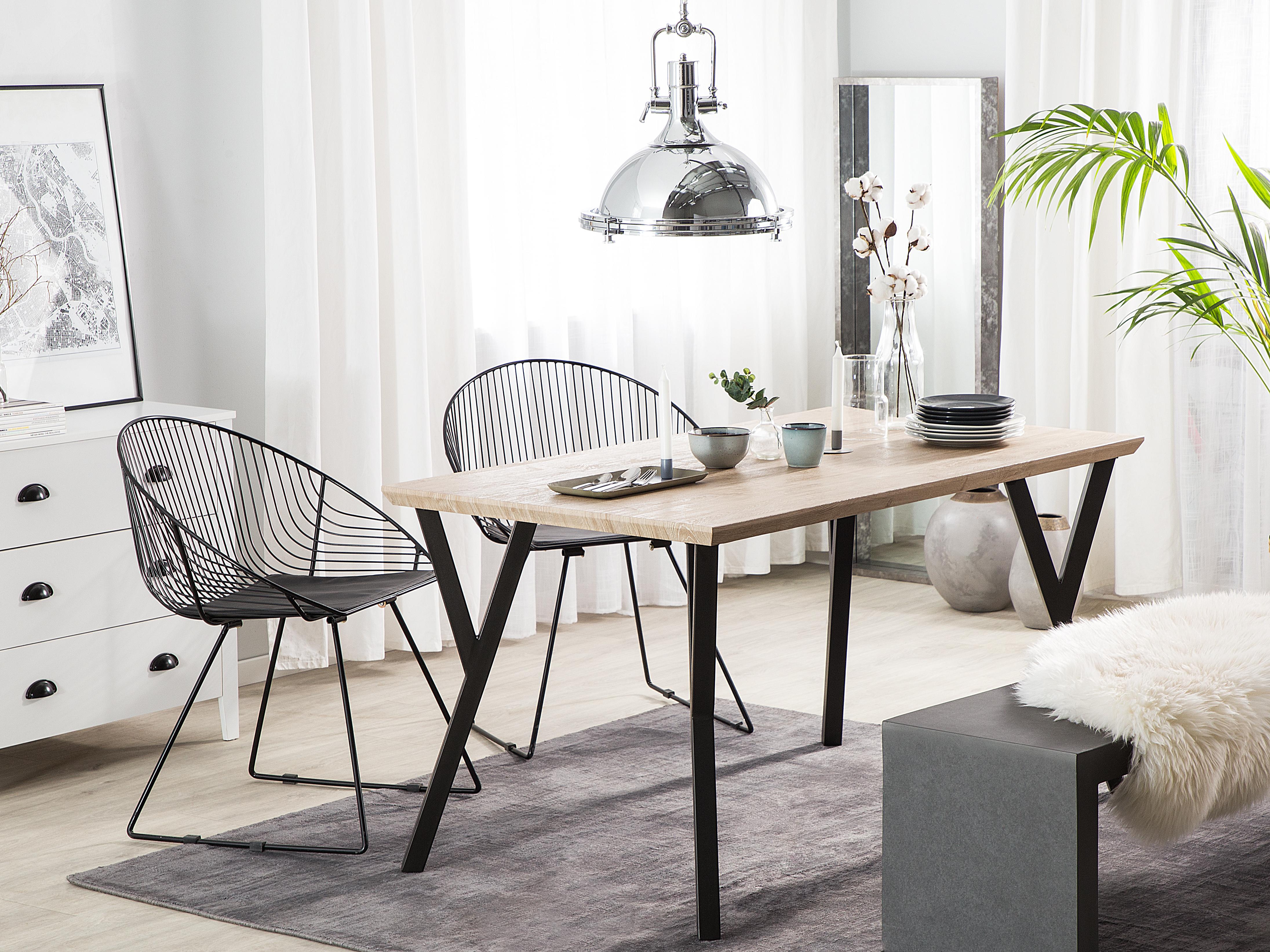 Dining Table BRAVO Light Brown 140 cm 80 cm