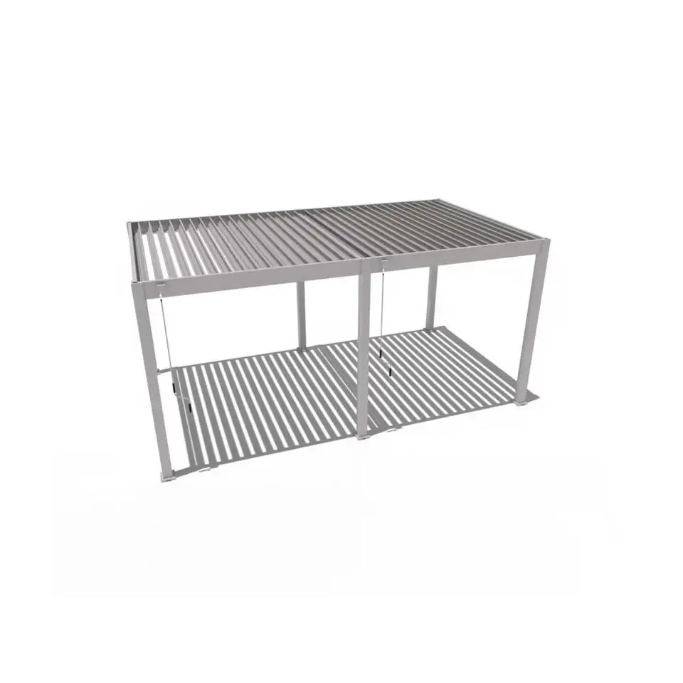 Orion Deluxe terrasoverkapping 360 x 530 cm lichtgrijs