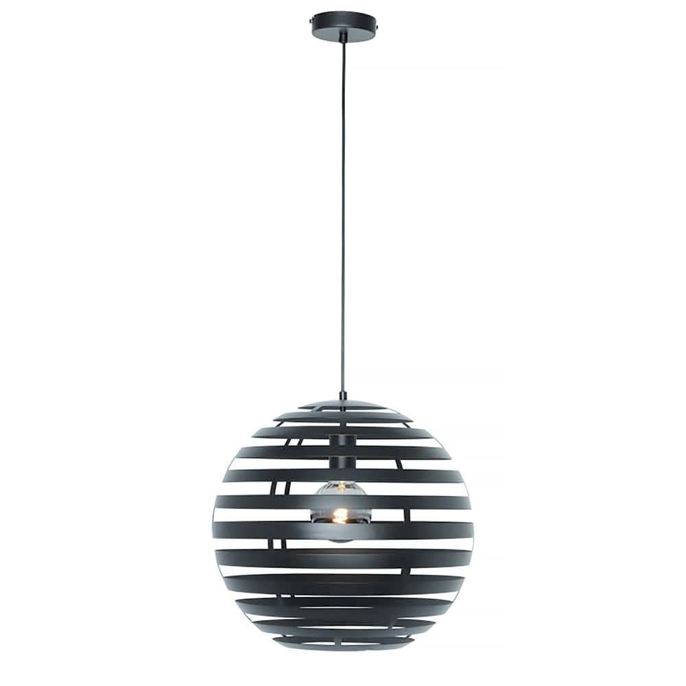 Freelight hanglamp Nettuno - 1 lichts - 40 x 130  cm - zwart