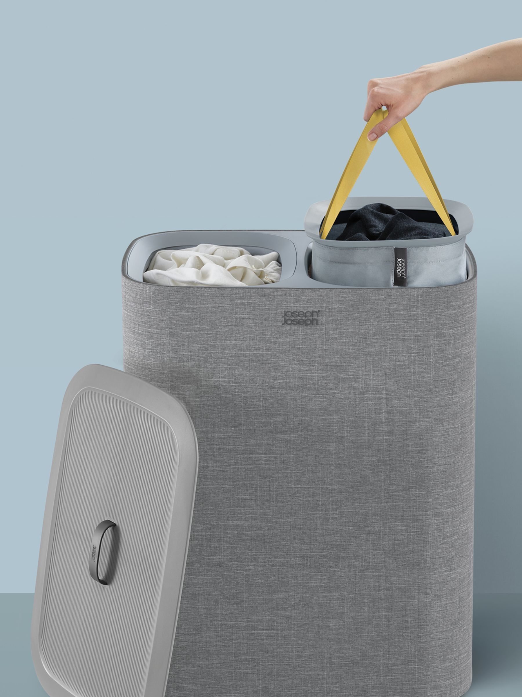 Joseph Joseph Grey Tota 90 Litre Laundry Separation Basket