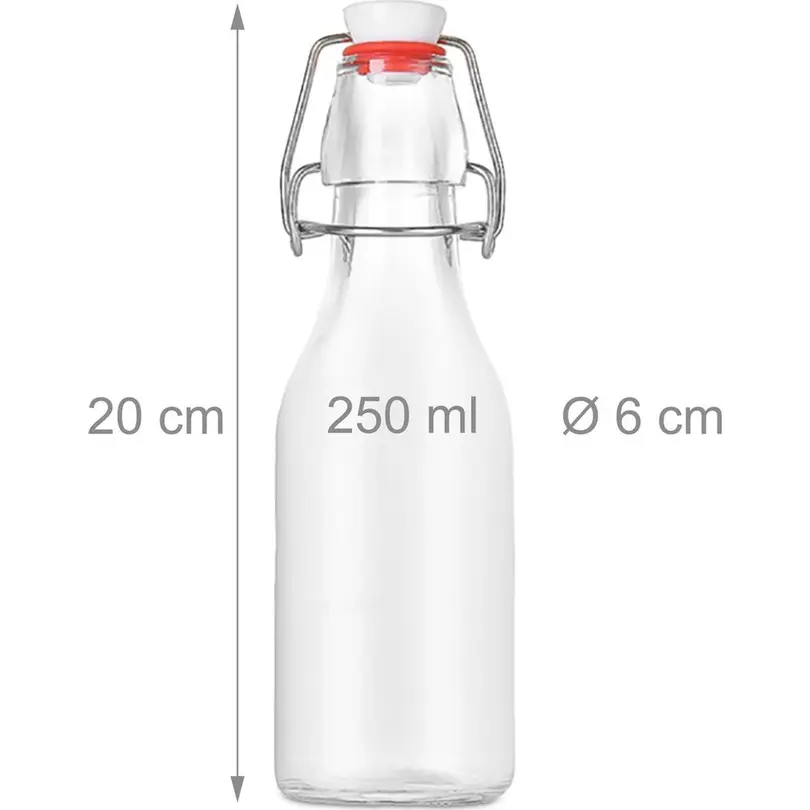 Bügelflasche 6er-Set relaxdays