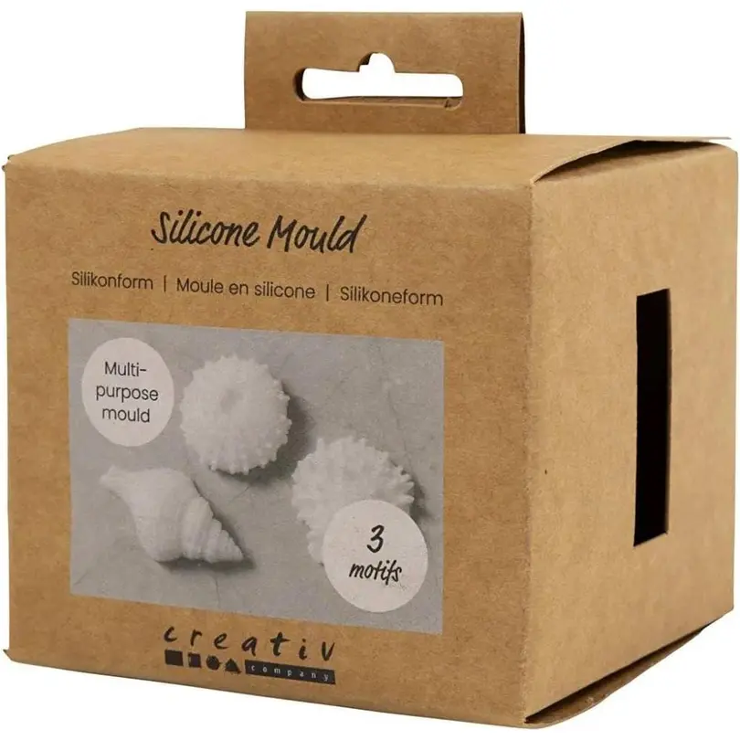 Silikonform 3er-Set Muscheln