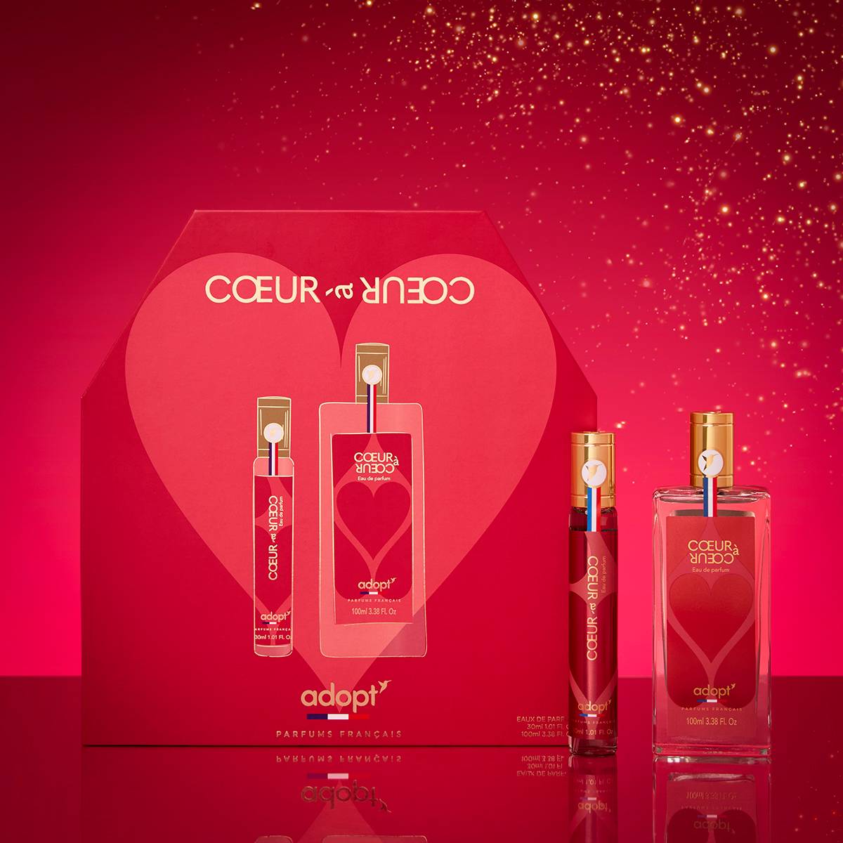Coeur à coeurCoffret eaux de parfums 30 ml et 100 ml