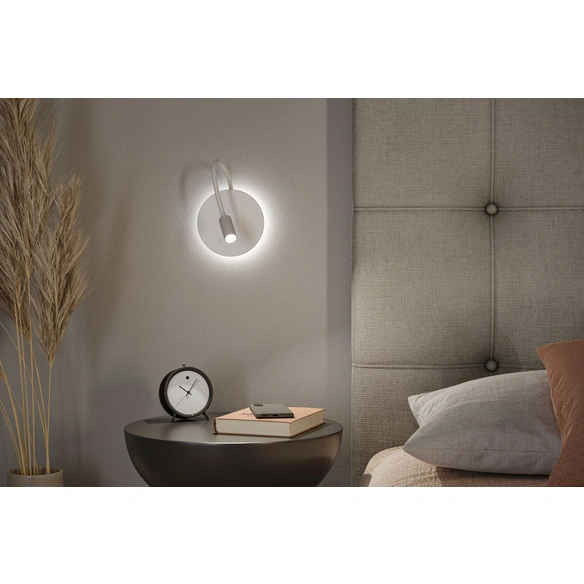 LED-Akku-Wandleuchte »Miora«, 1,3 W, dimmbar, Kunststoff/Metall, weiß