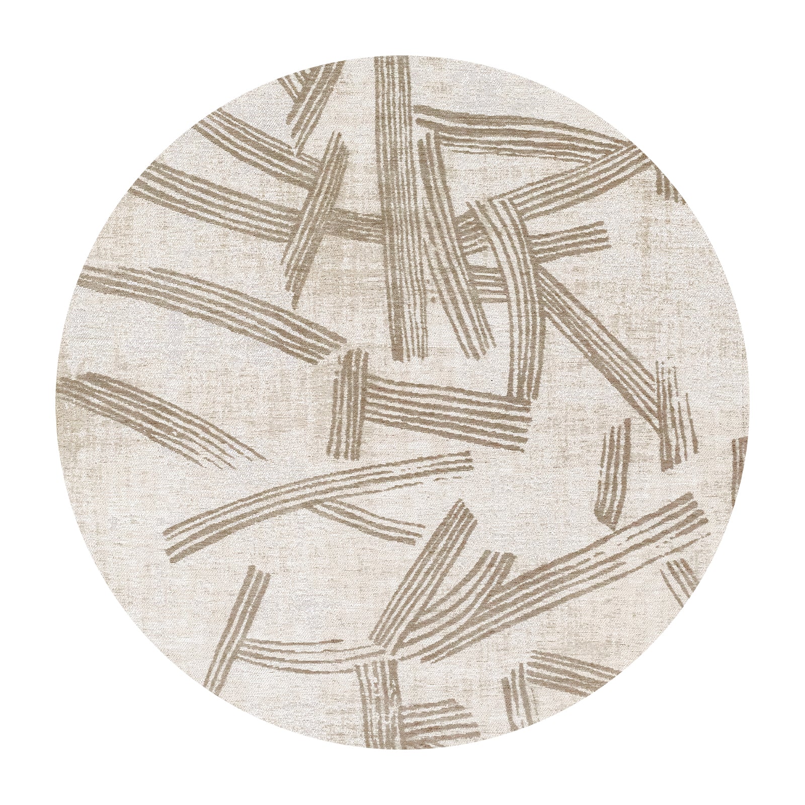 Ecorugs vloerkleed Dune - wit - 140x140cm