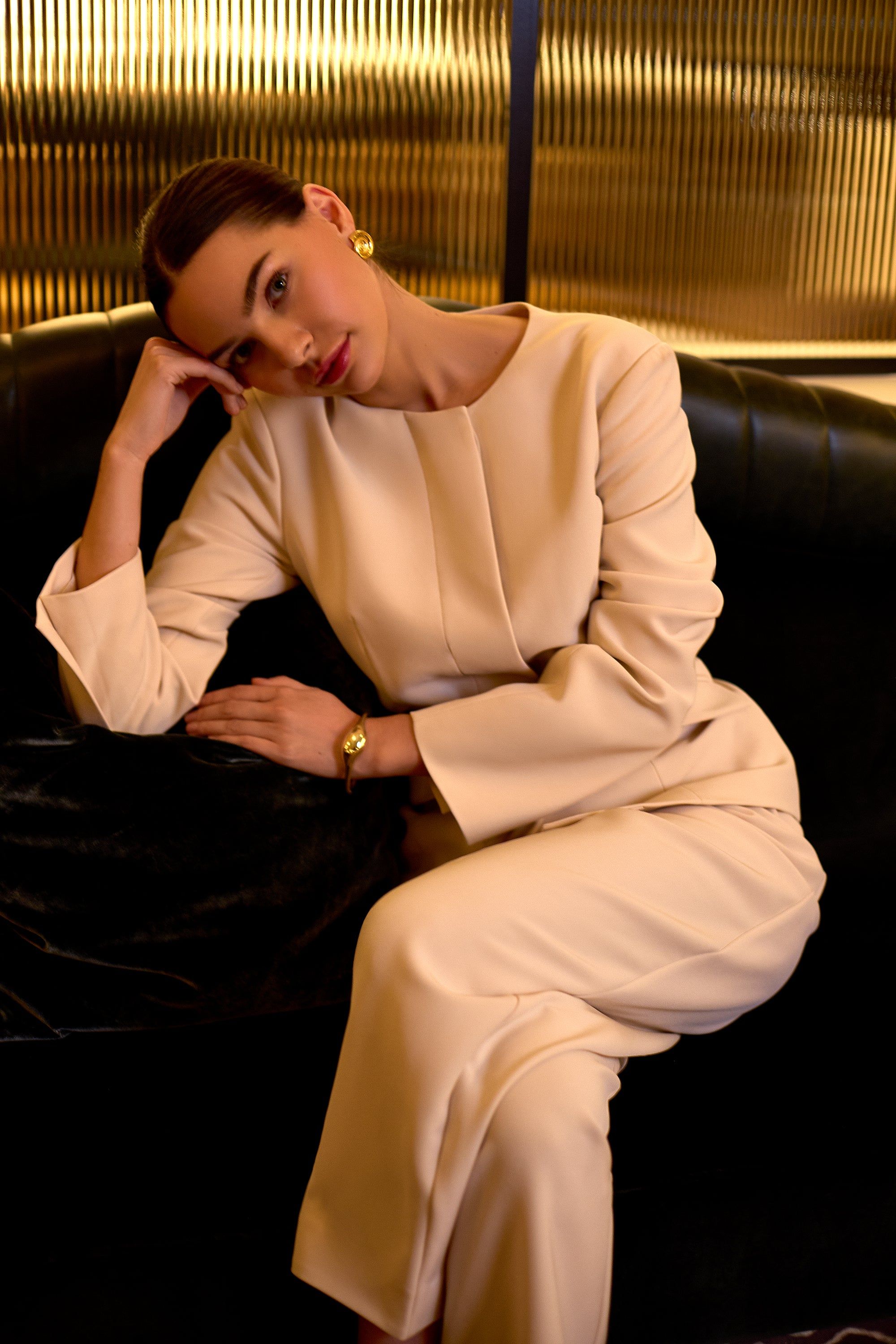 GWD by GEORGE W. DAVIES GWD Malika Cream Tailored Jacket