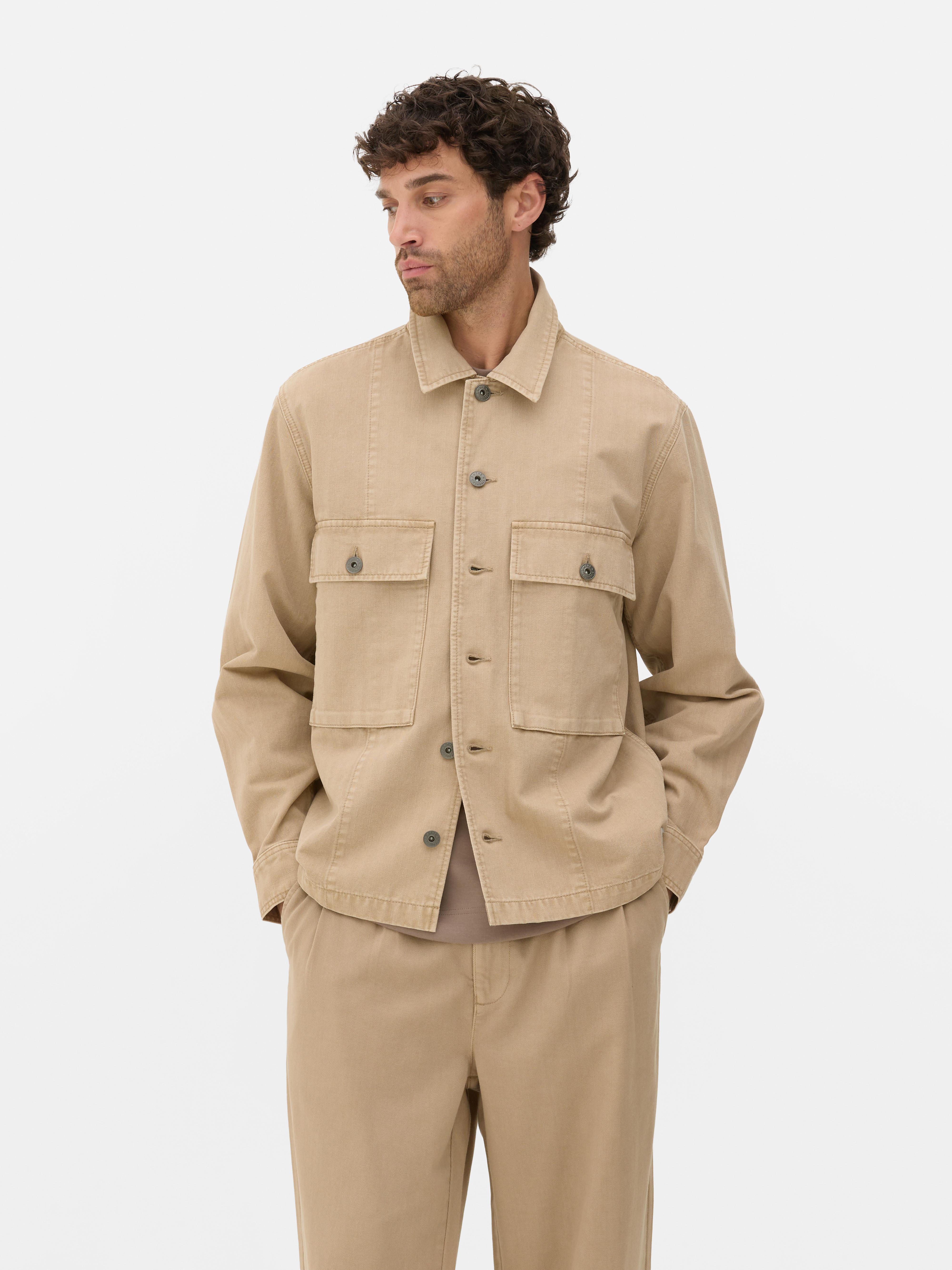The stronghold Herringbone Canvas Jacket