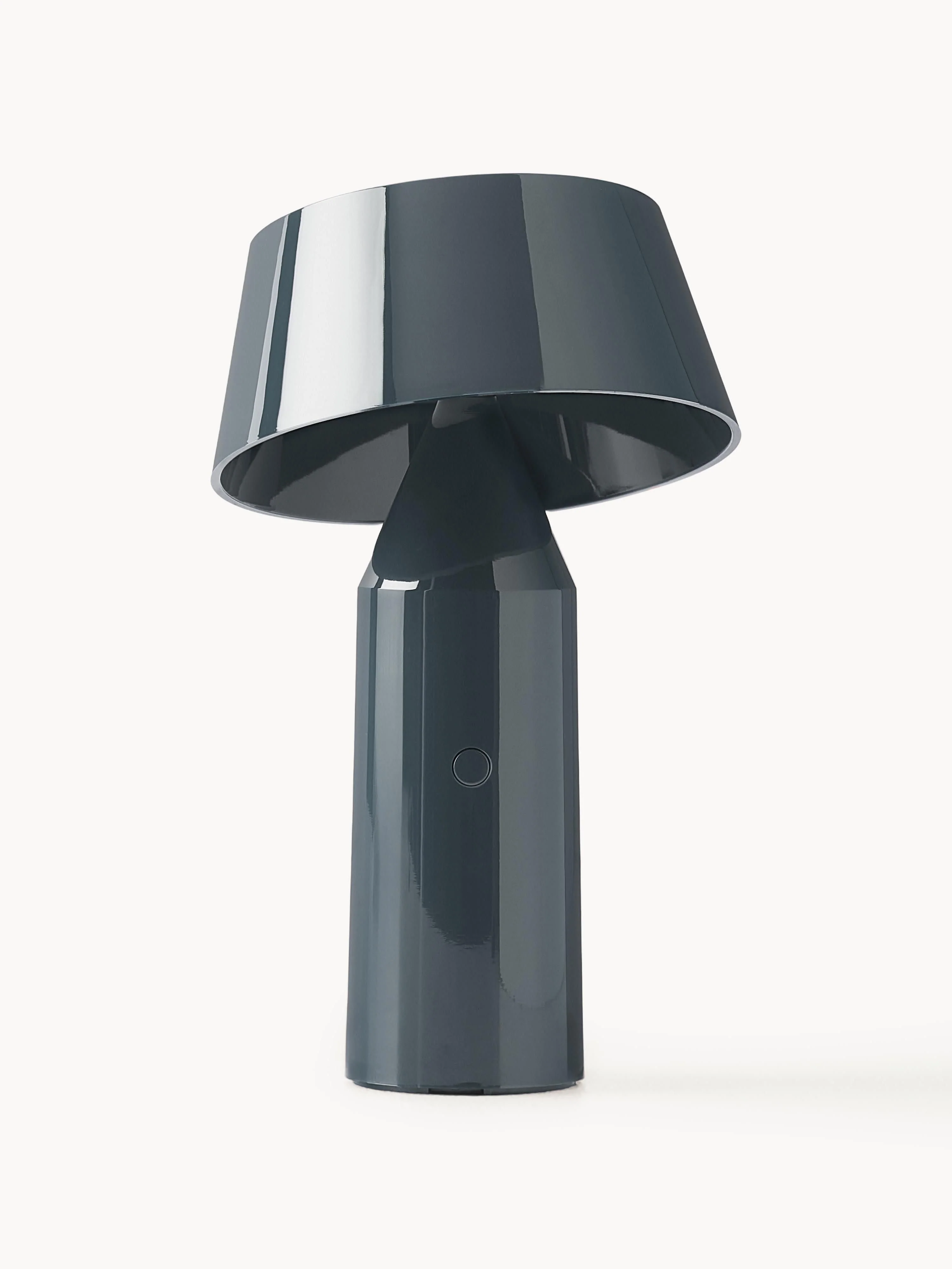 Mobile LED-Tischlampe Bicoca mit verstellbarem Lampenschirm, dimmbar