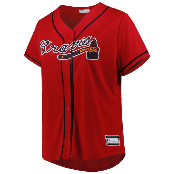 Matt Olson Atlanta Braves Women's Plus Size Replica Player Jersey - Red