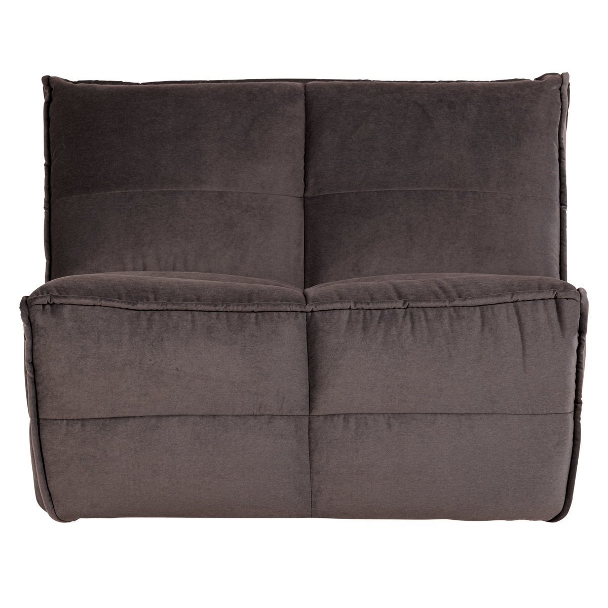 vtwonen 1-zits element Cluster - Velvet - Chocladebruin - 82x105x92
