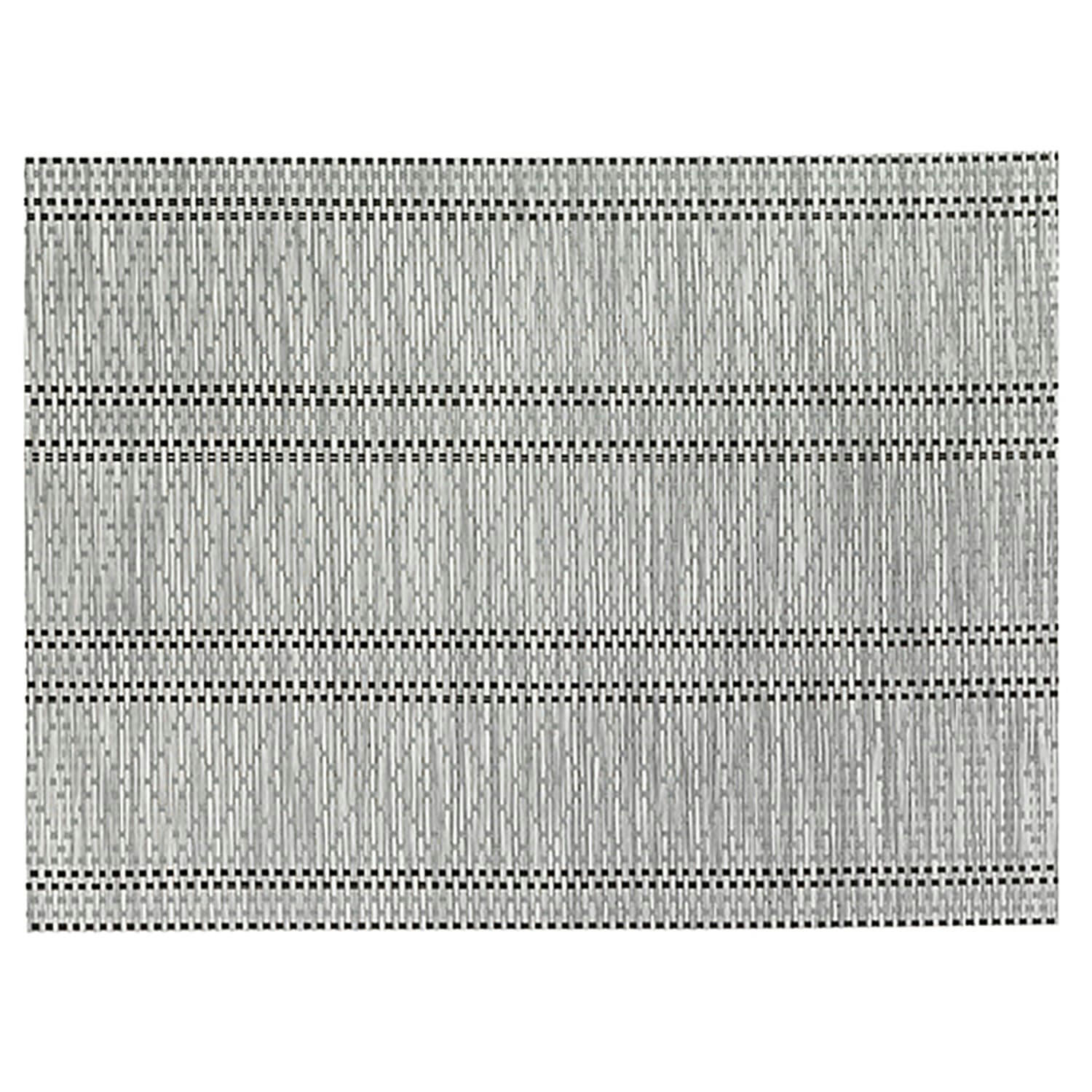 PANAMA - Set de table  en polyester gris 33 x 45