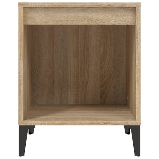 NNEVL Bedside Cabinet Sonoma Oak 40x35x50 cm
