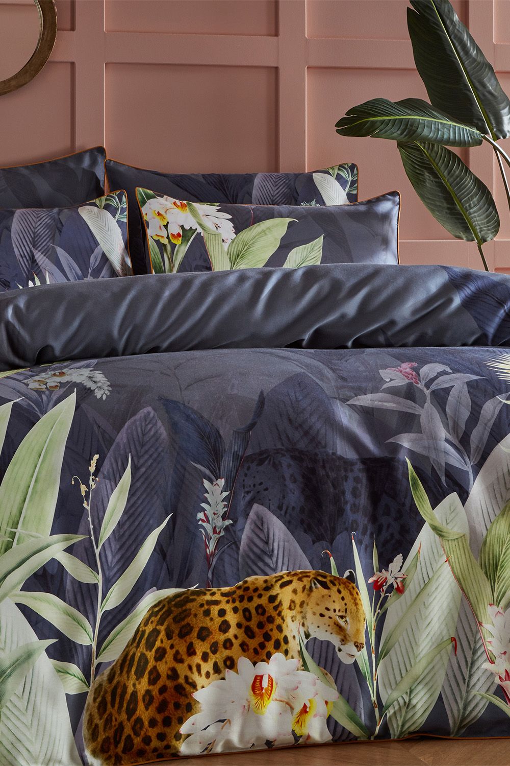 Paoletti Artemis Botanical 100% Cotton Duvet Cover Set