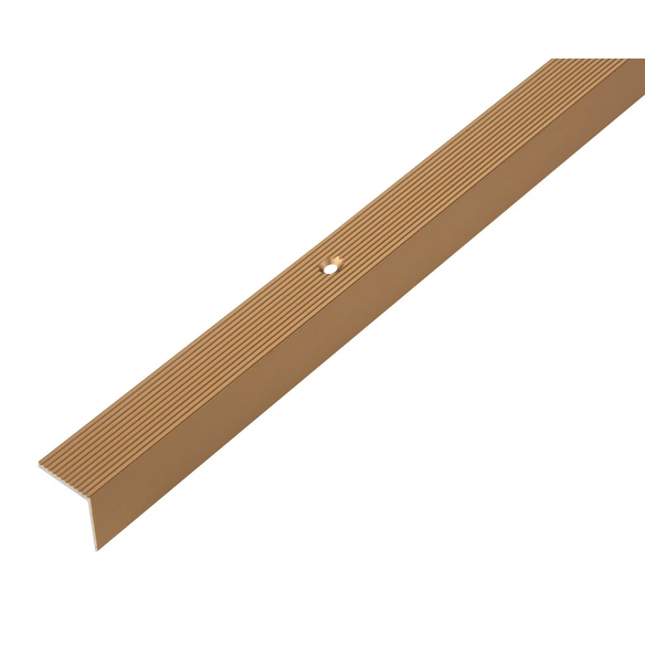 Kantenschutzprofil, eloxiert, goldfarben, LxBxH: 200x2,1x2,1 cm