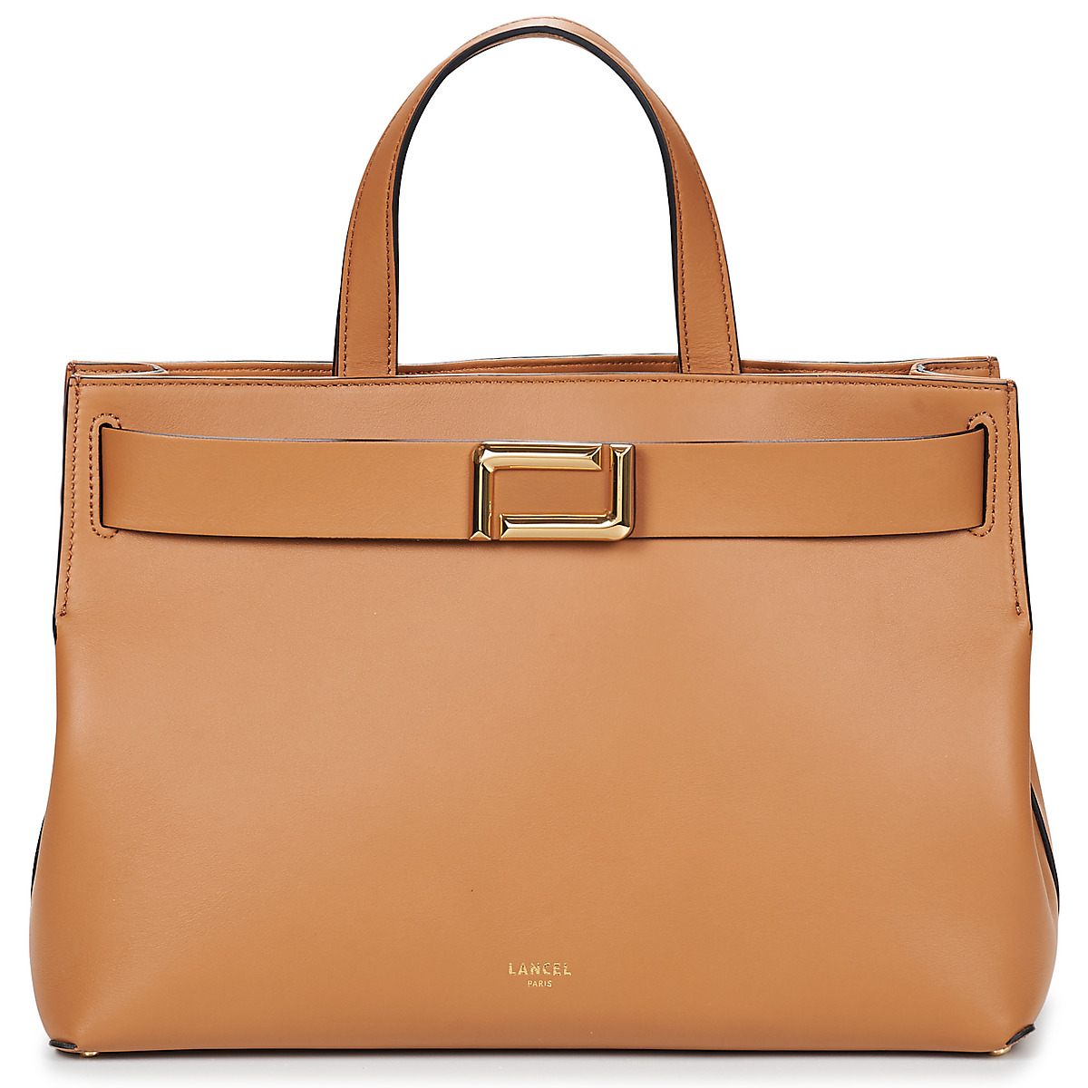 Lancel - ANGELE DE LANCEL M TOP HANDLE - Camel