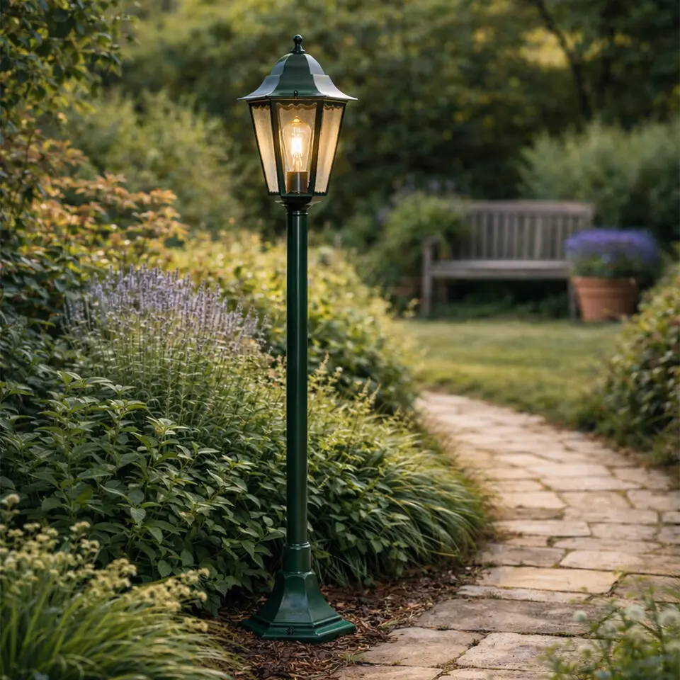 Qazqa wandlamp met bewegingssensor new orleans groen e27