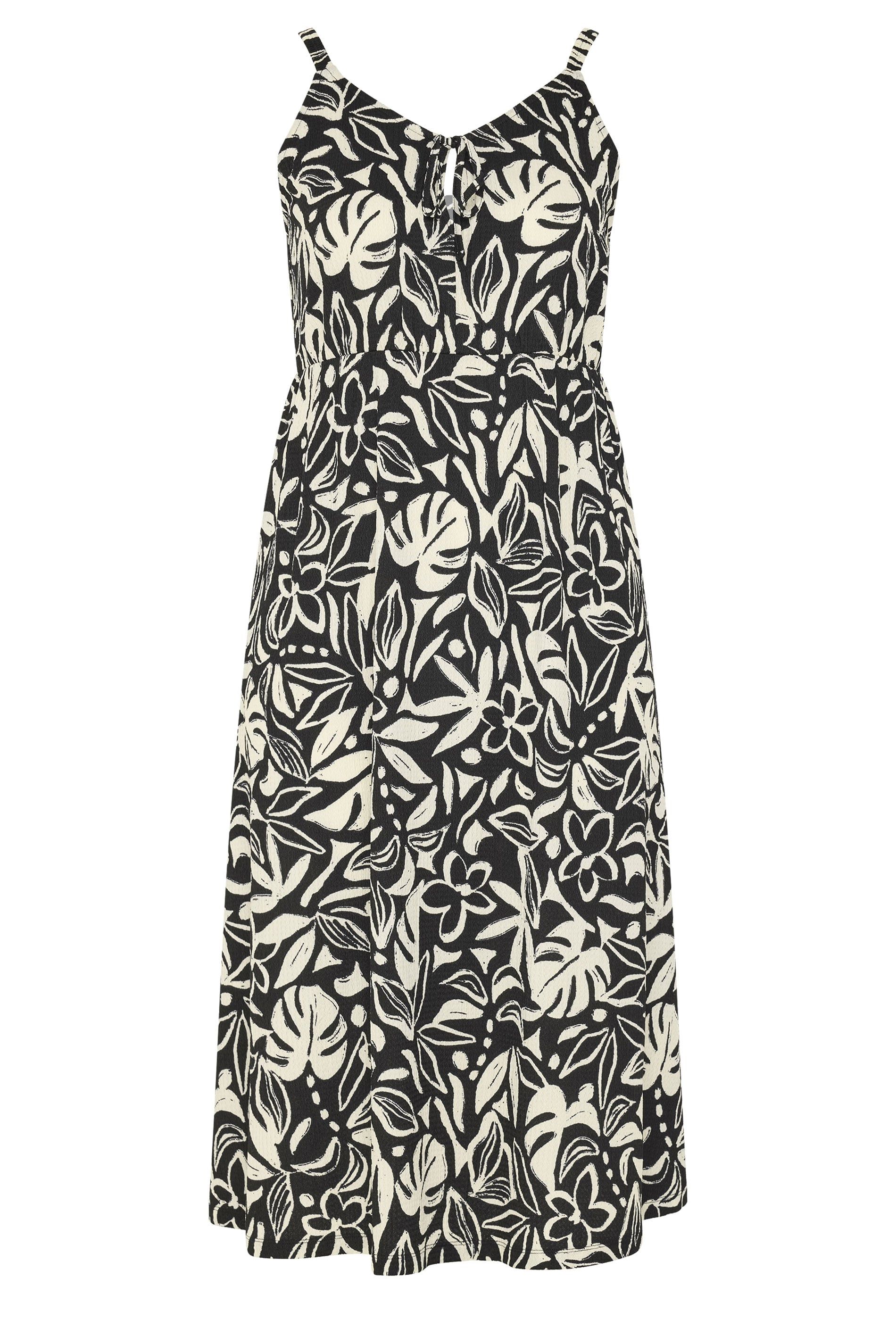 Yours Tropical Keyhole Midi Dress