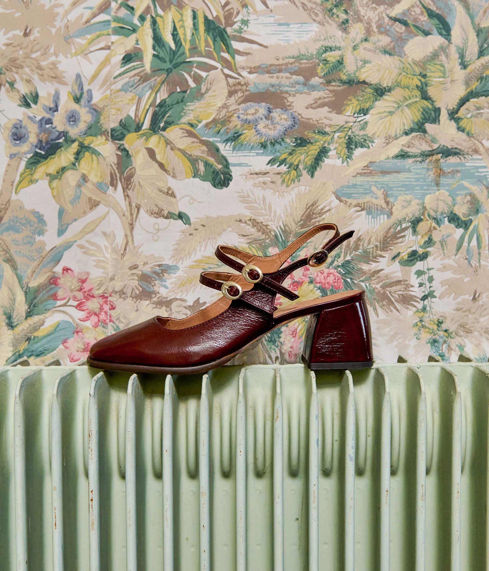 Escarpin Slingback Debbie chocolat