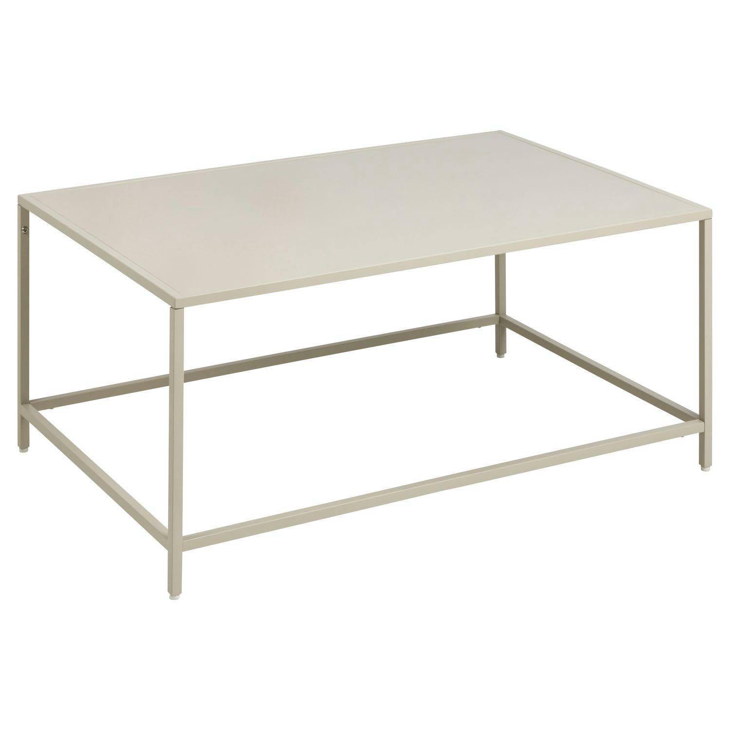 JOY - Table basse en métal taupe