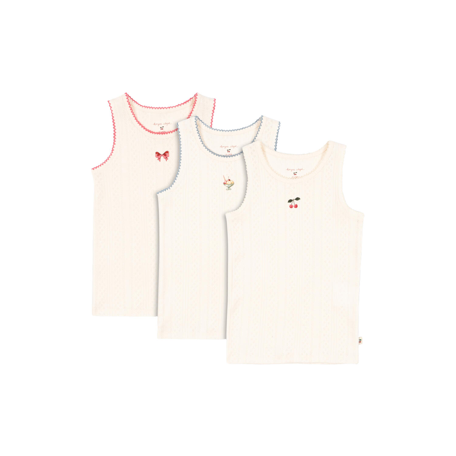 Minna 3 Pack Tank Tops, antique white
