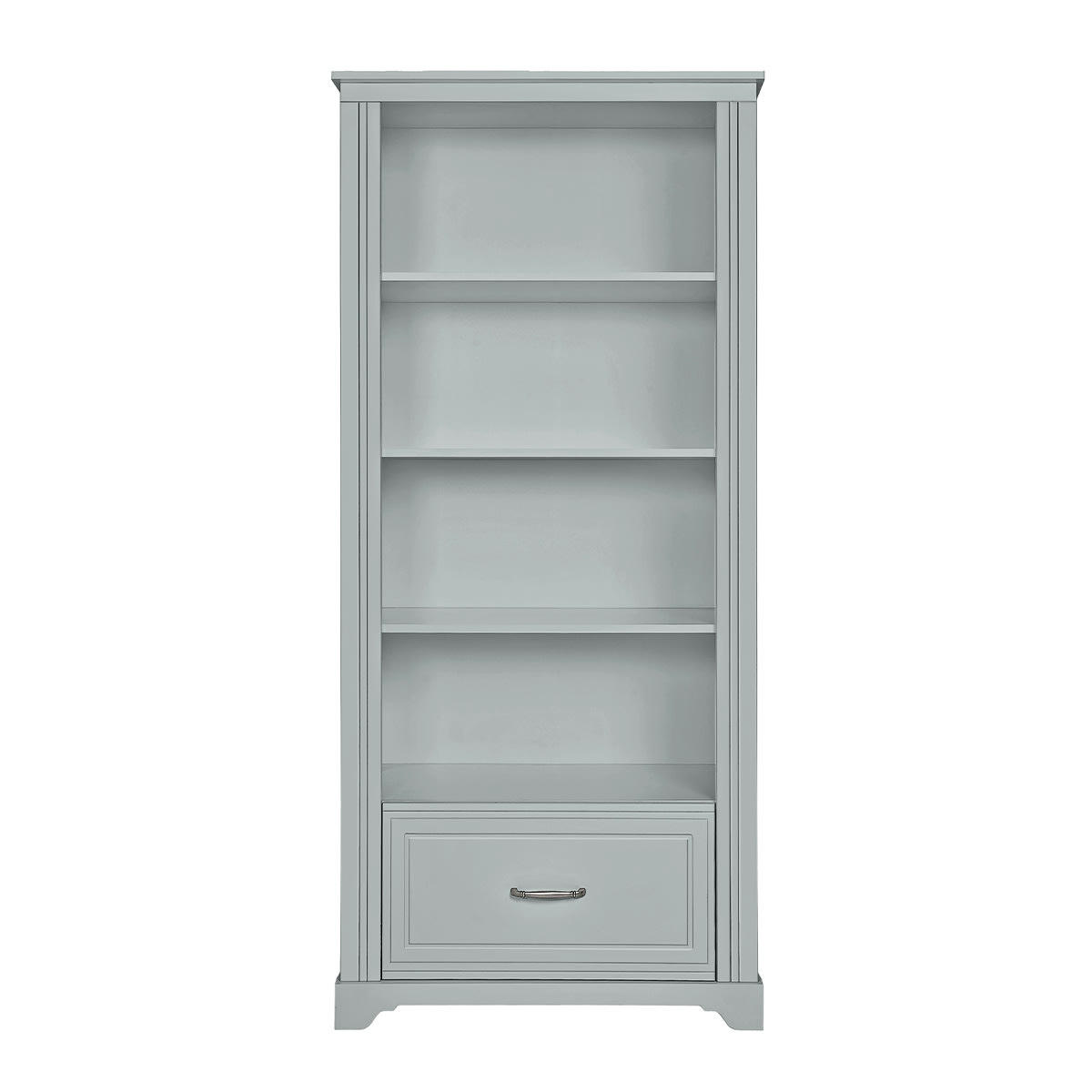MELODY - Bibliothèque 1 tiroir gris