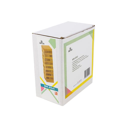 Mini Jenjo Wooden Tumbling Tower 27cm Height