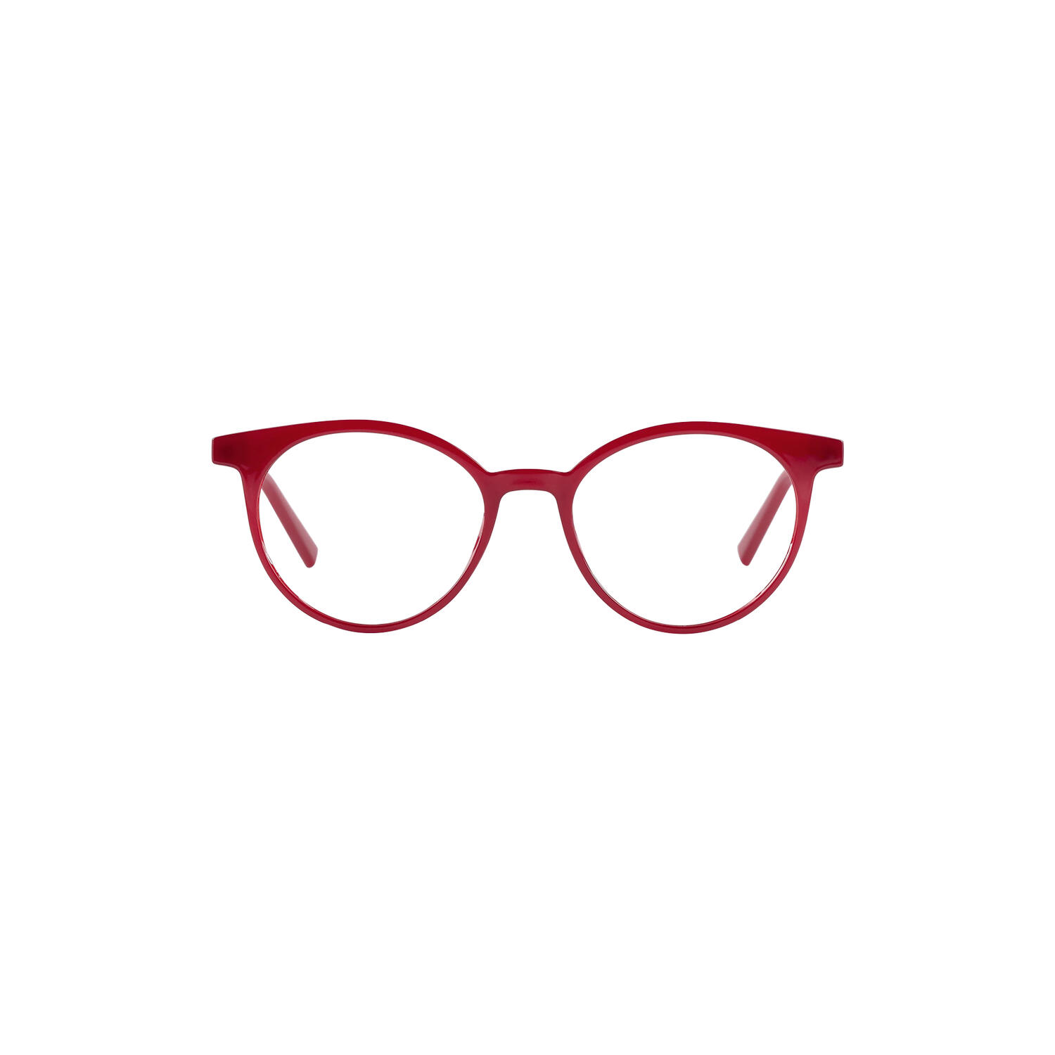 Aarhus l&aelig;sebrille, berry red