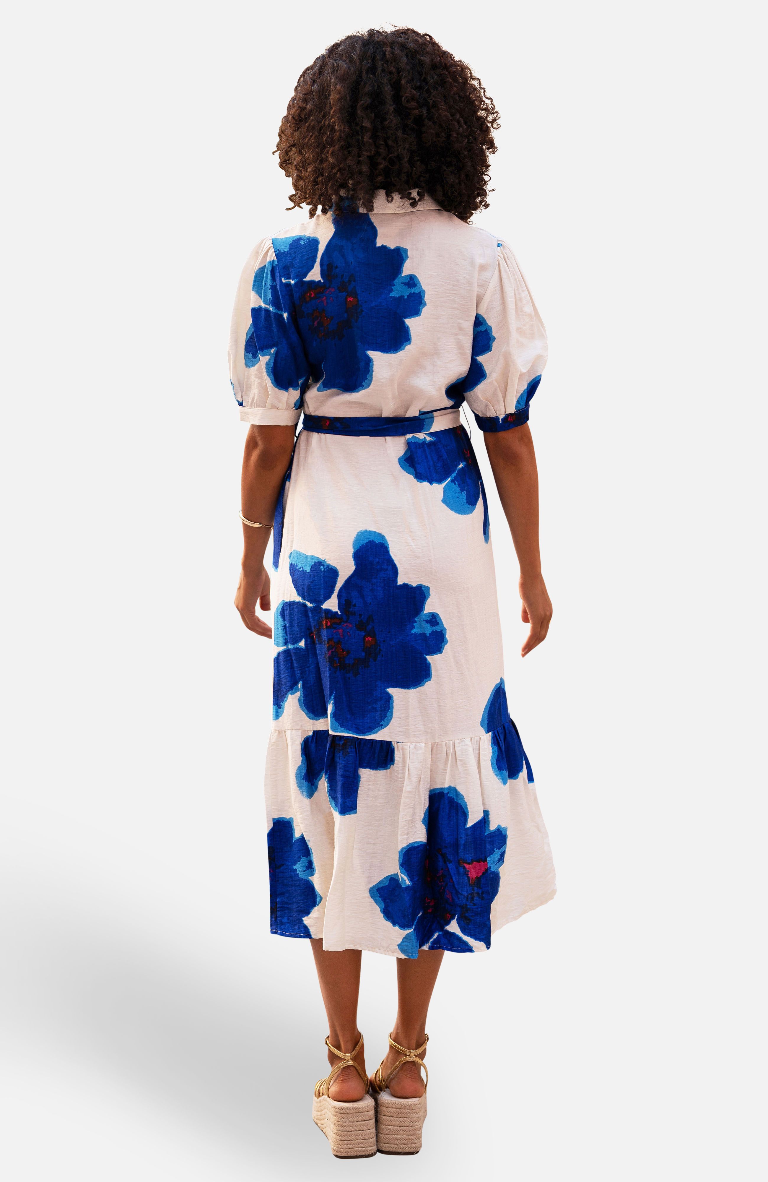 Yumi Scattered Floral Shirtdress