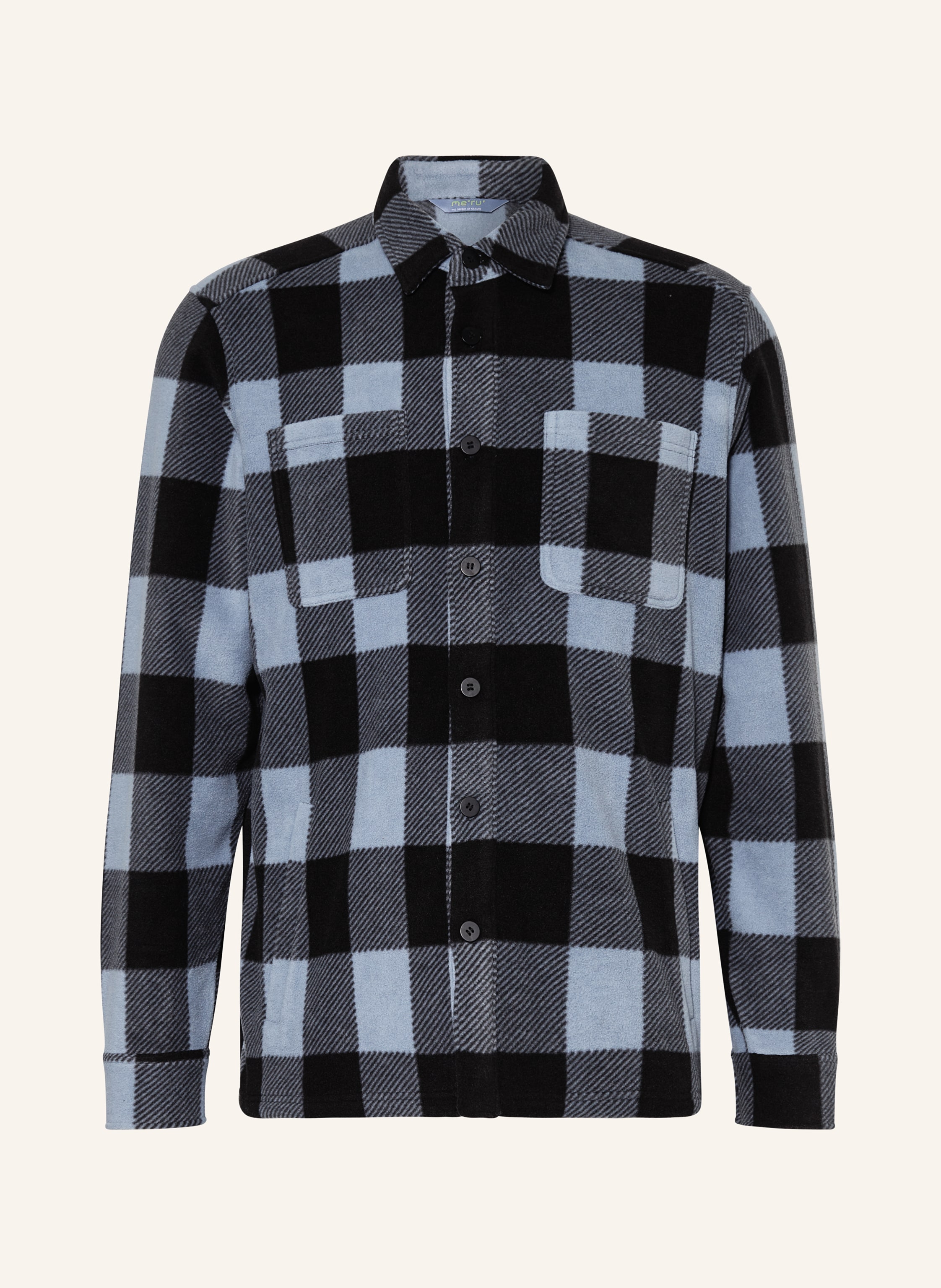 me°ru' Fleece-Overshirt PESSAC