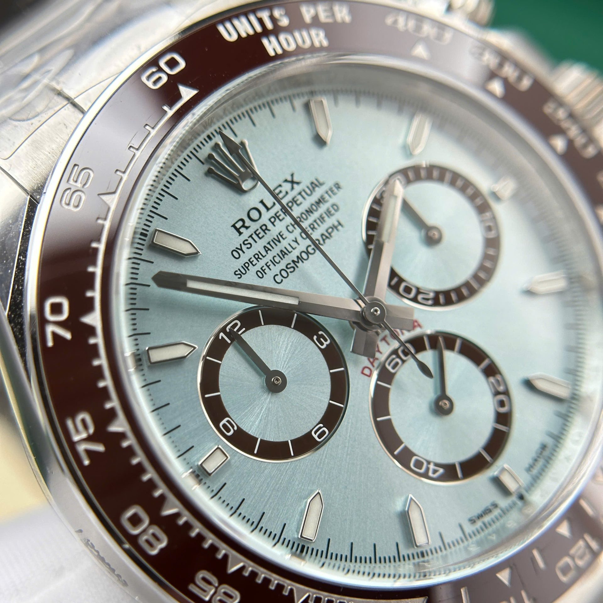 Rolex Daytona 126506 904L Steel Ice Blue Dial 40mm Oyster Super Clone