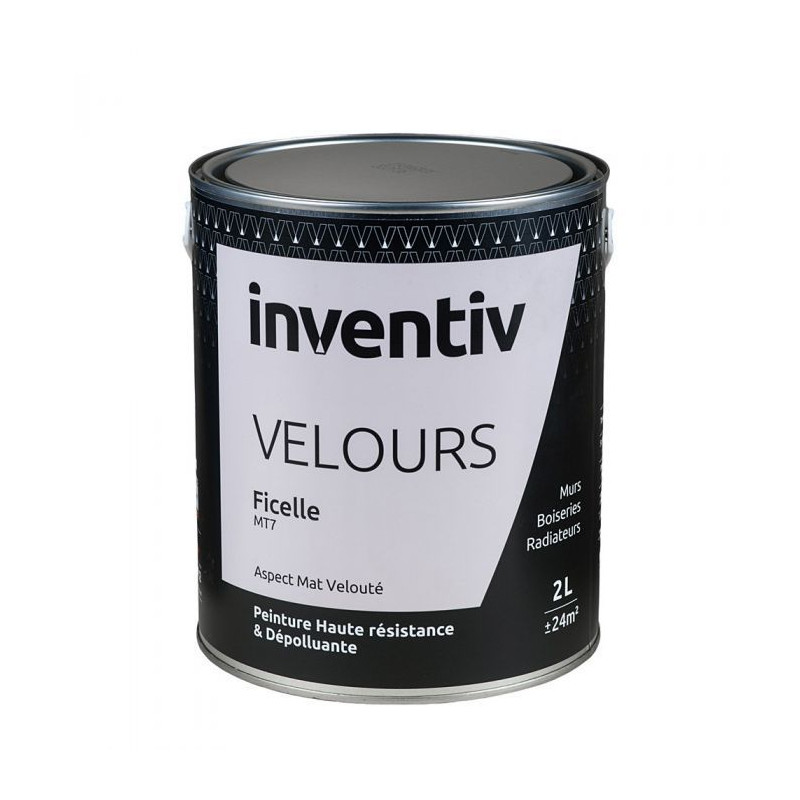 Peinture Velours Ficelle MT7 2 L INVENTIV