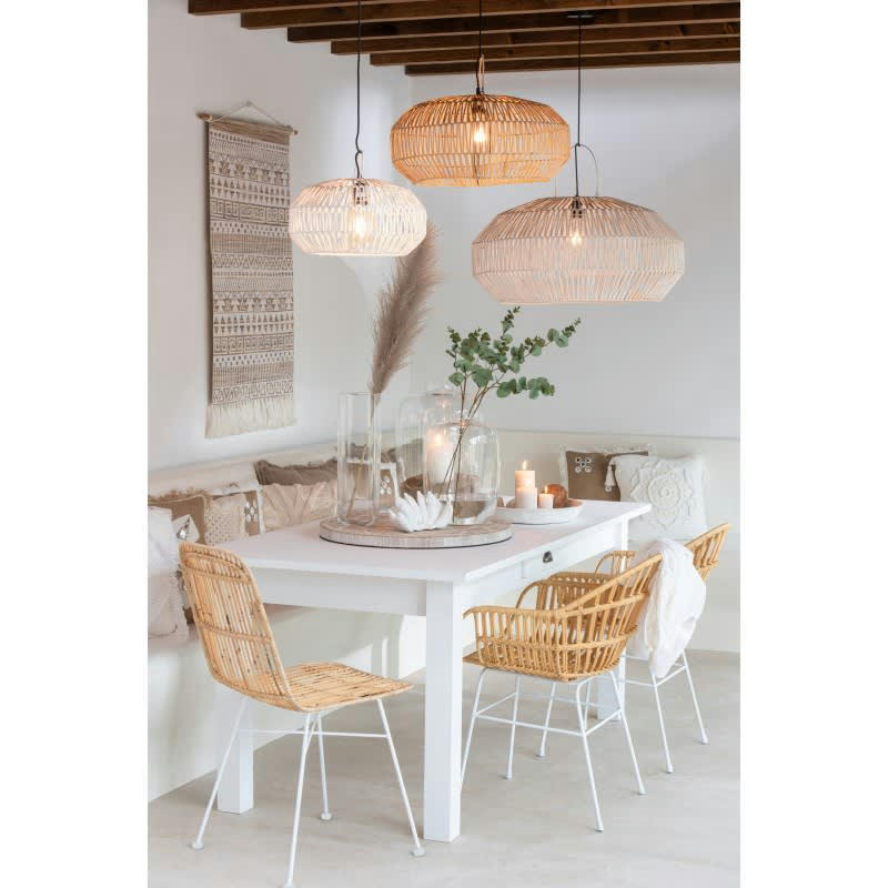 - Vase forme bouteille en verre transparent H35cm