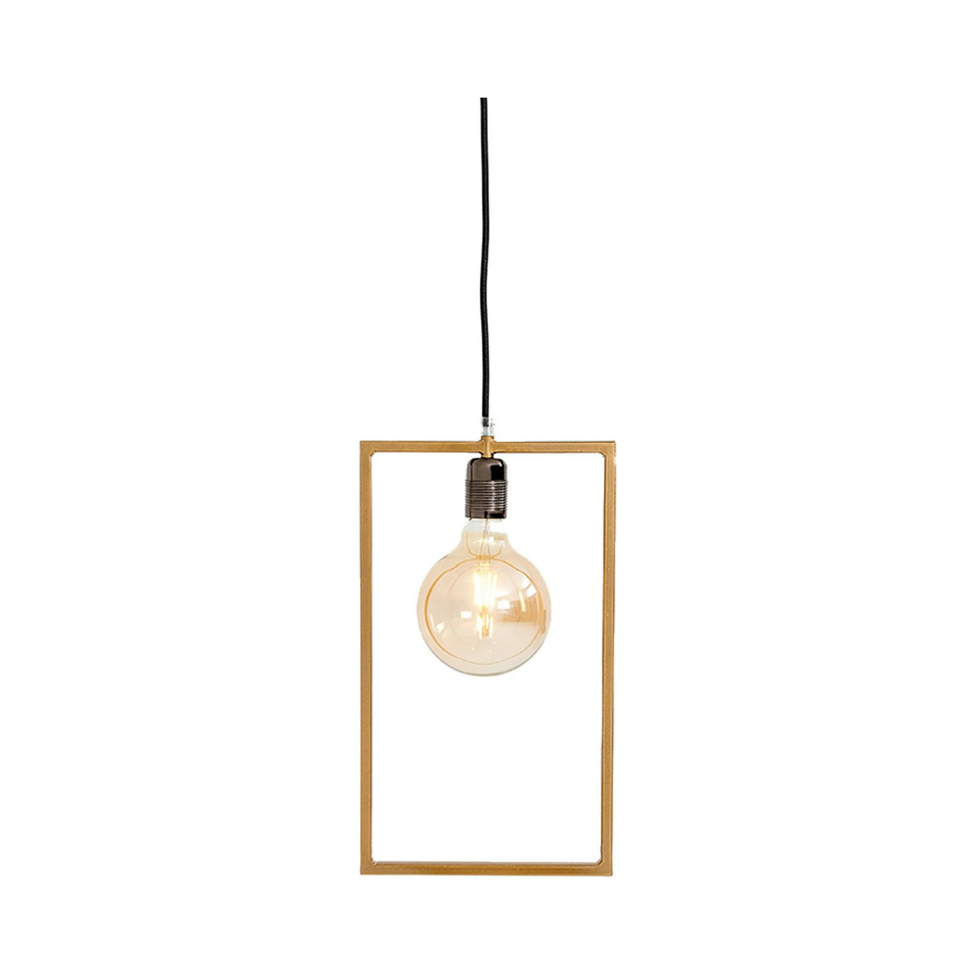 PAROT - Suspension Acier Or 140x25x40 cm