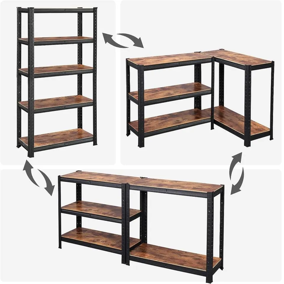 Bobbel Home - Stellingkast - Industri?le Opbergrek - Verstelbare planken -