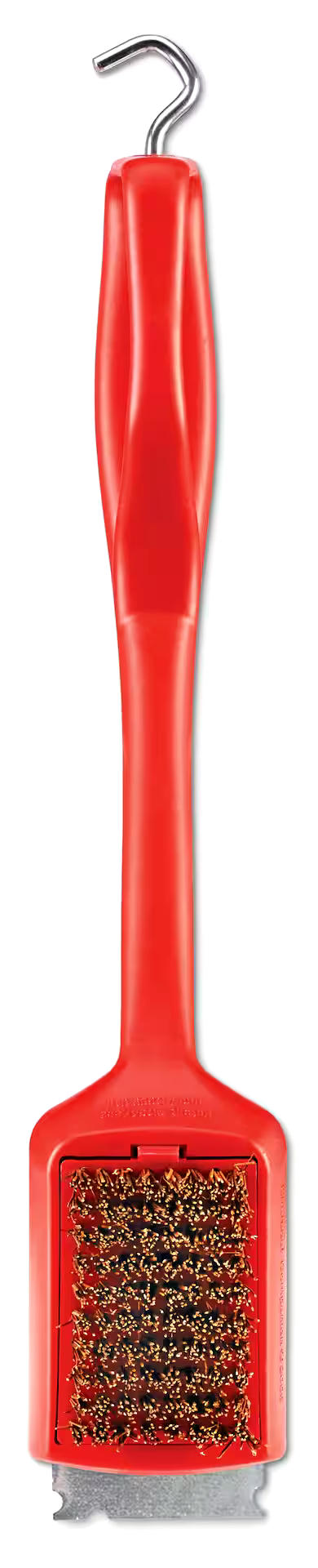 Master Chef Dual Handle Grill Brush w/ Palmyra Bristle & Stainless Steel Scraper