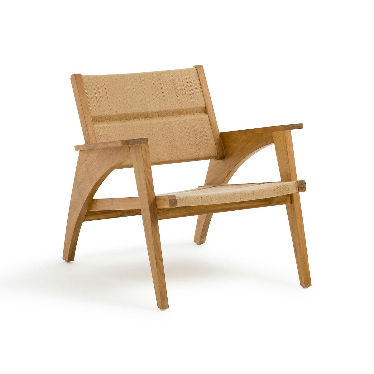 Fauteuil teck et tressage, Tekora