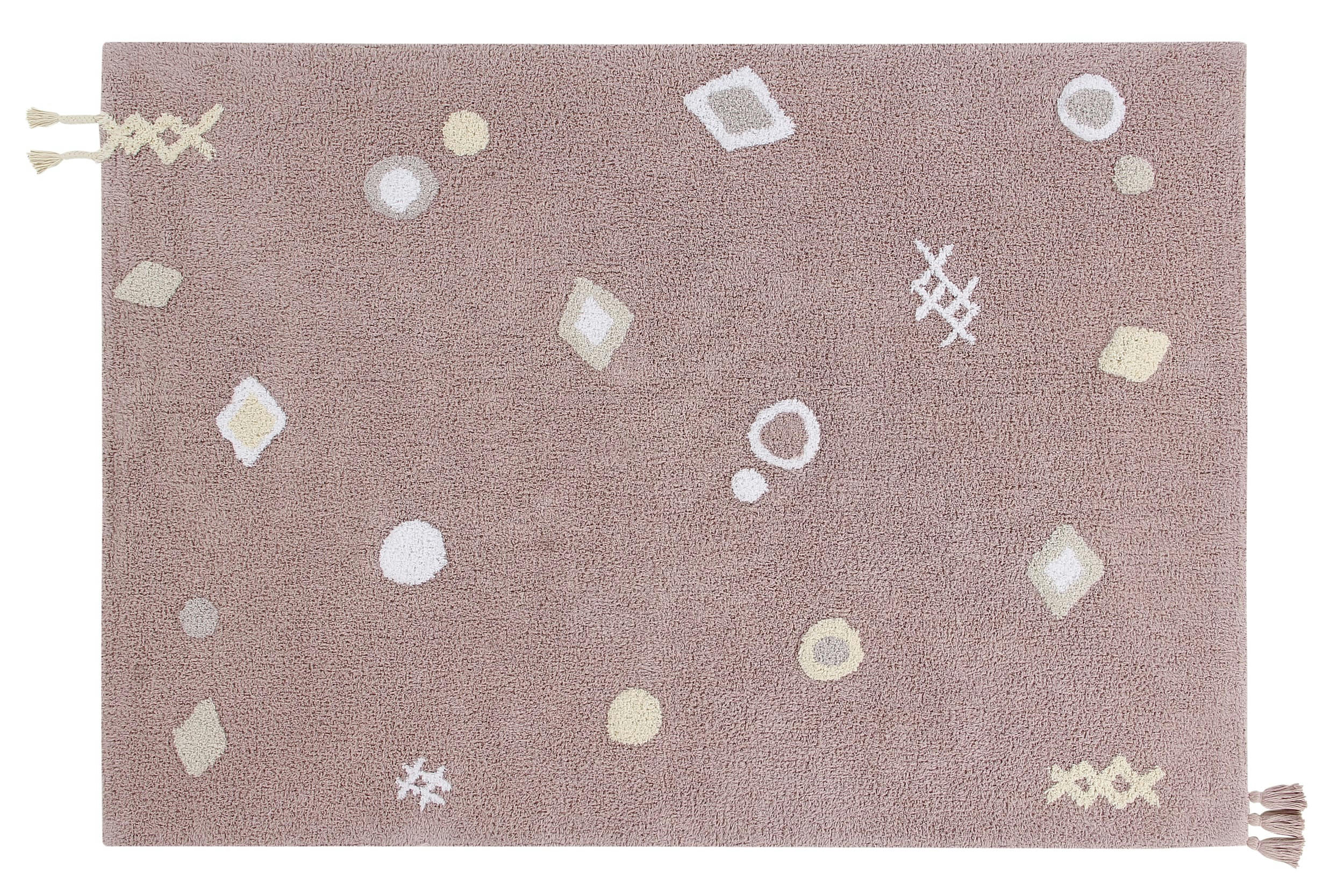 NOAH - Tapis lavable 140x200 rose