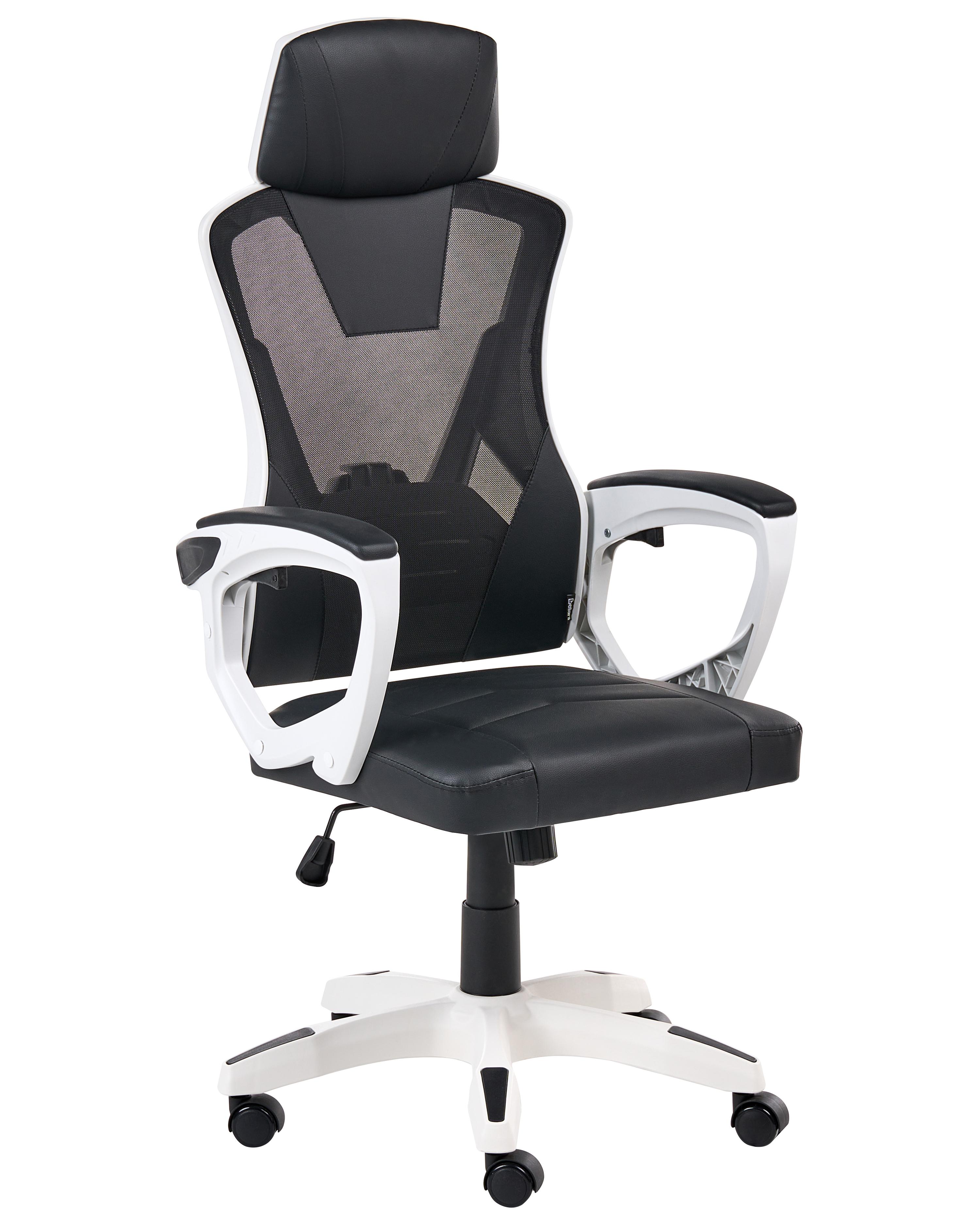 Office Chair IGNIS Faux Leather White